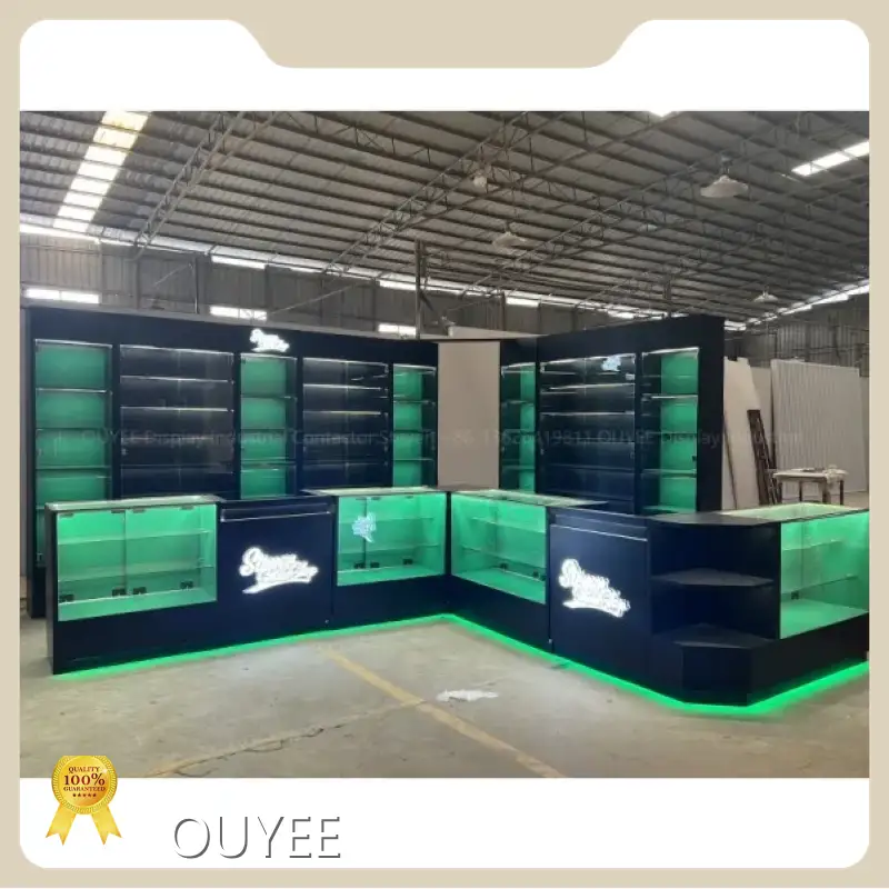 Smoke Shop Tobacco Display Furniture Glass Cabinet Showroom 1