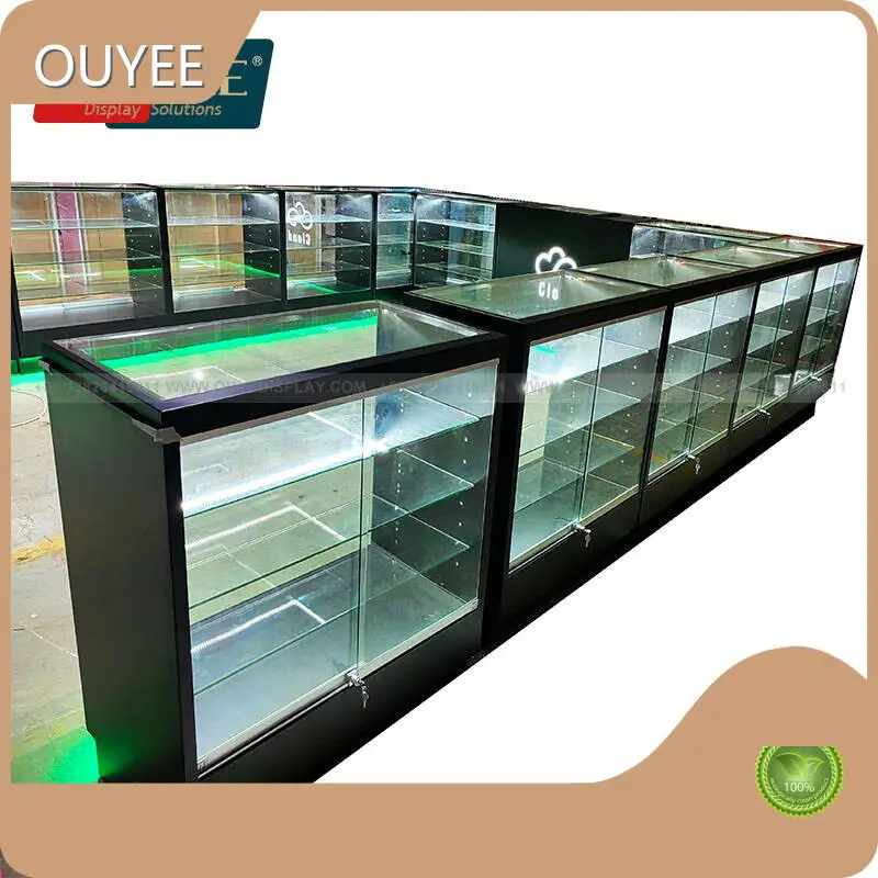 Factory Tobacco Glass Wall Display Case for Smoke Shop 1