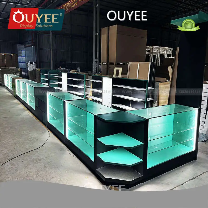 Factory Smoke Shop Display Racks & Showcase Counter Shelves 1