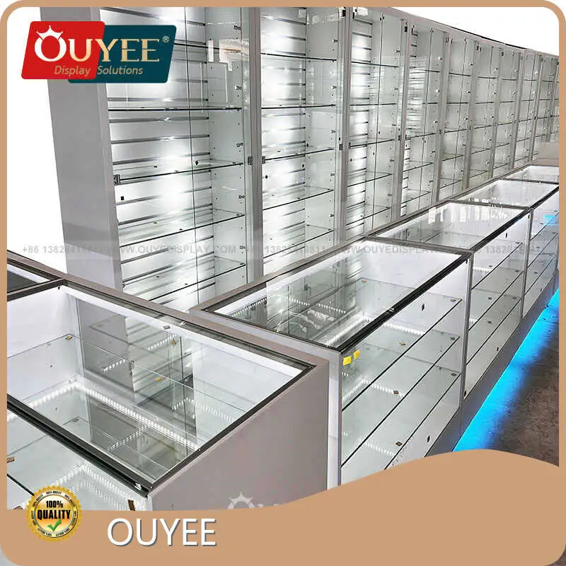 3D Design for Hookah Furniture & Smoke Shop Glass Display Kiosk 1