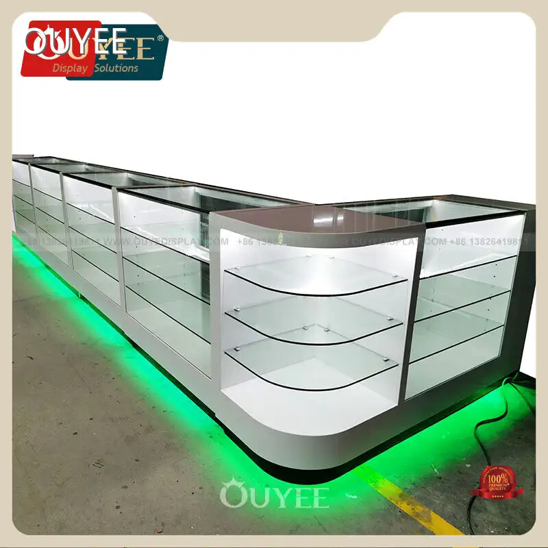 Wood Display Cabinets Glass Cases for Smoke Shop Store Fixtures 1