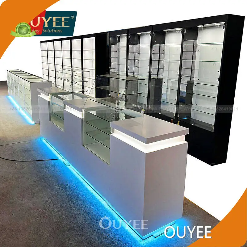 Wood Cigar Showcase Cabinet Tobacco Shop Display Smoke Shop Furniture 1