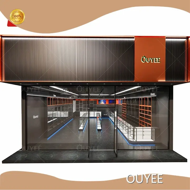 Custom Smoke Shop Display Rack with Lighting for Tobacco Dispensary 1