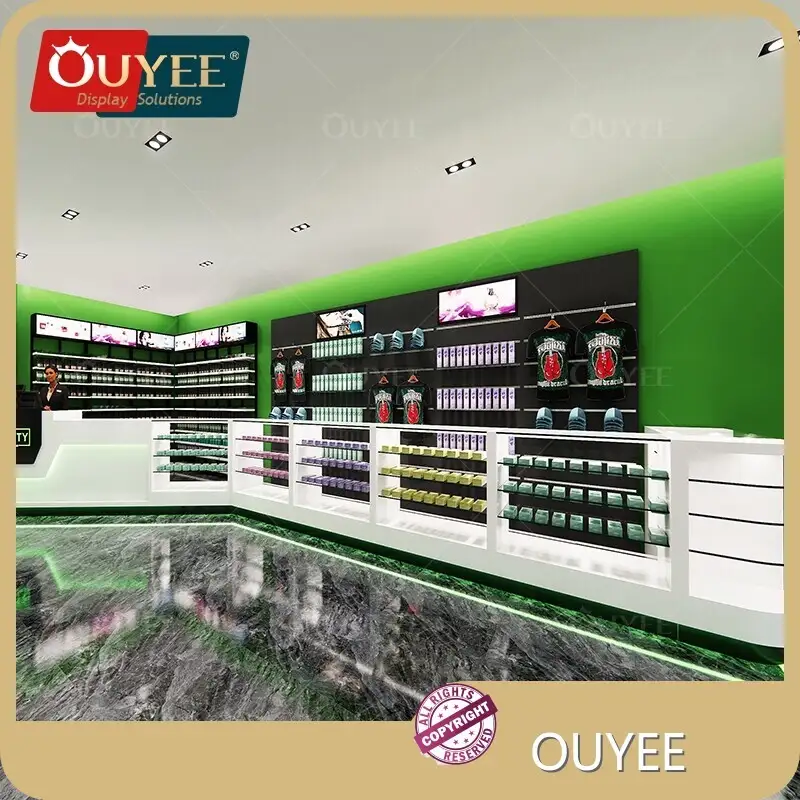 Custom Fixture Design - Smoke Shop Hookah Showcases & Dispensary Cases 1