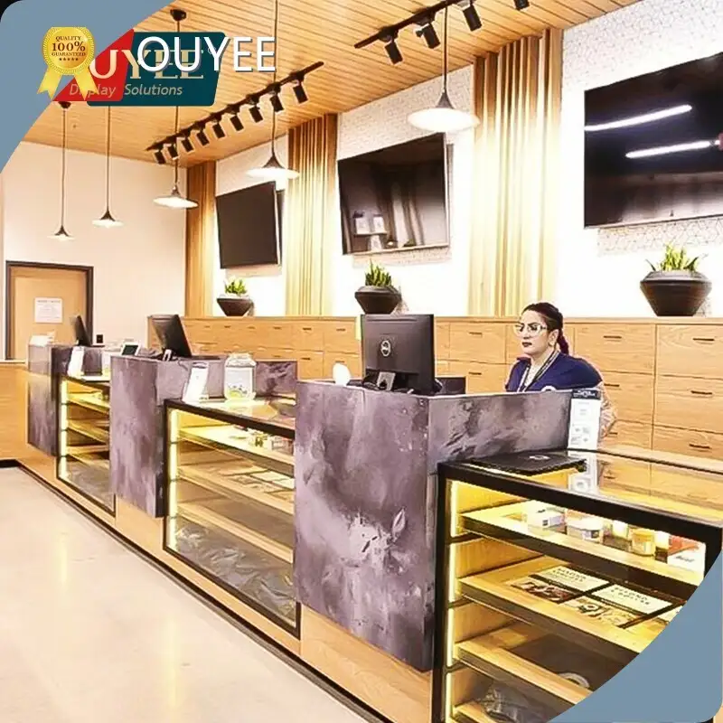 Dispensary & Smoke Shop Hookah Table Display Shelves Showcase 1