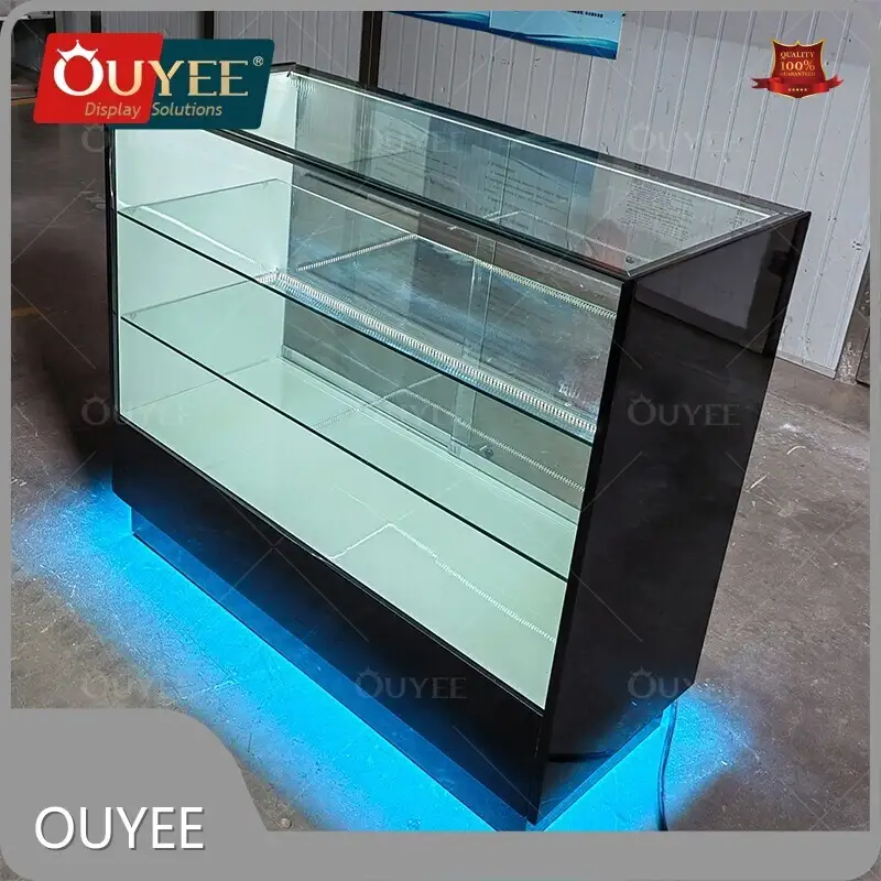Ouyee Glass Showcase Display Cabinet for Smoke & Tobacco Shops 1
