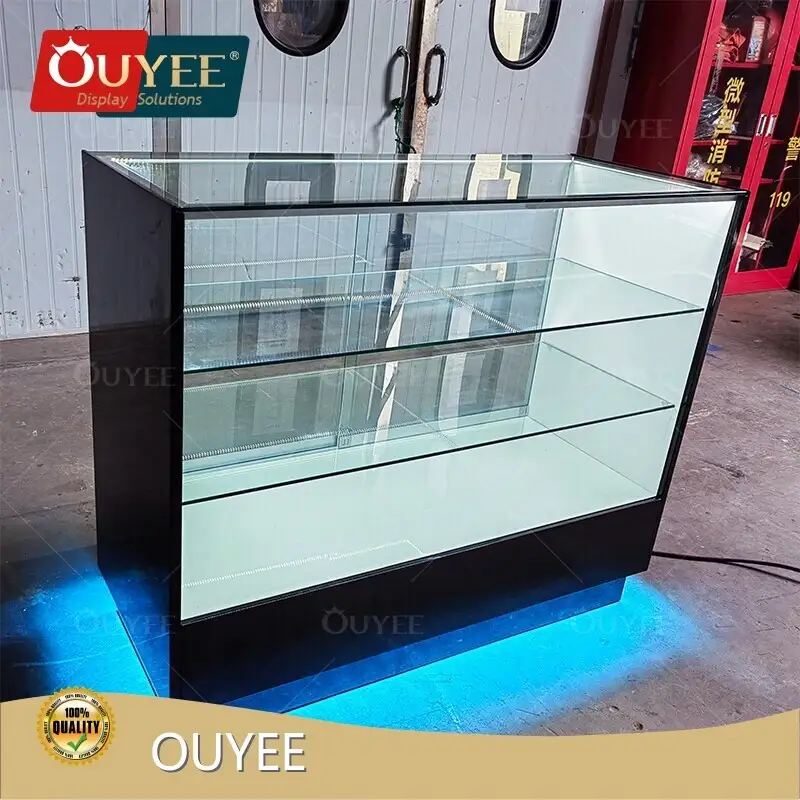 Glass Full-Vision Display Counter for Dispensary, Tobacco & Smoke Shop 1