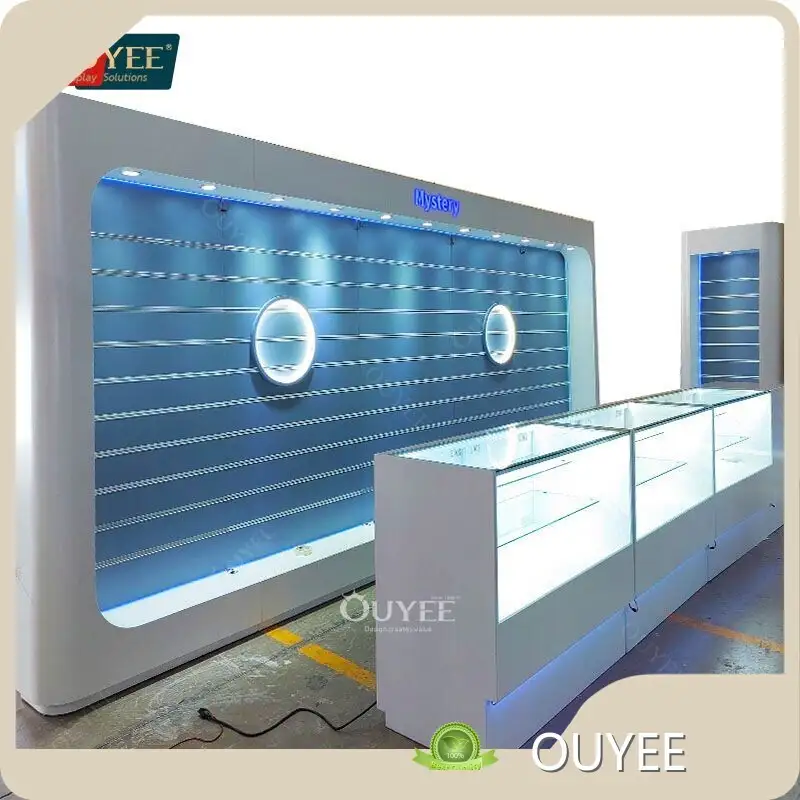 Glass Frameless Tobacco Display Cabinet for Smoke & Convenience Stores 1