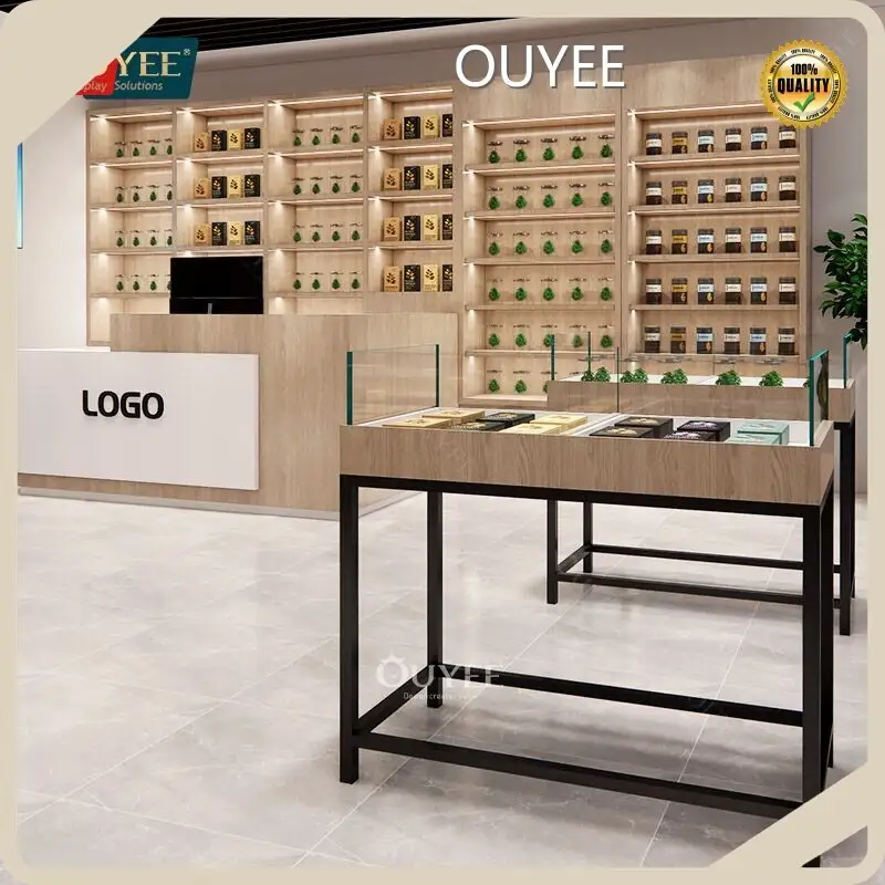 Retail Counter Display Case Glass Showcase for Cigar & Smoke Shops 1