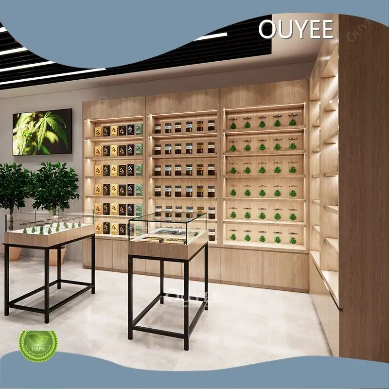 Custom Retail Dispensary Countertop Glass Display Case Smoke Shops 1