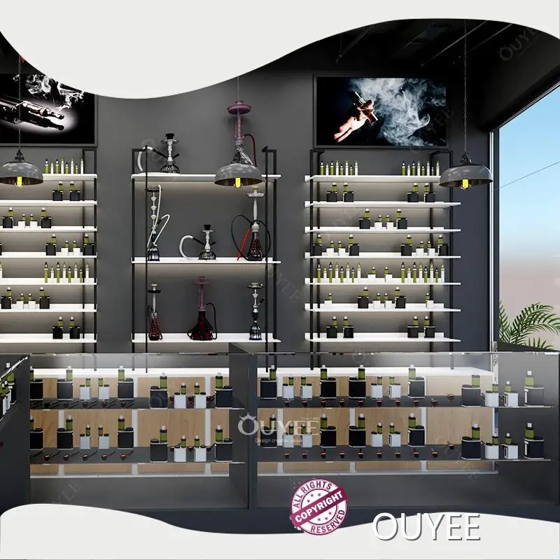 Lockable Glass Cigarette Counter Commercial Retail/Dispensary Cabinet 1