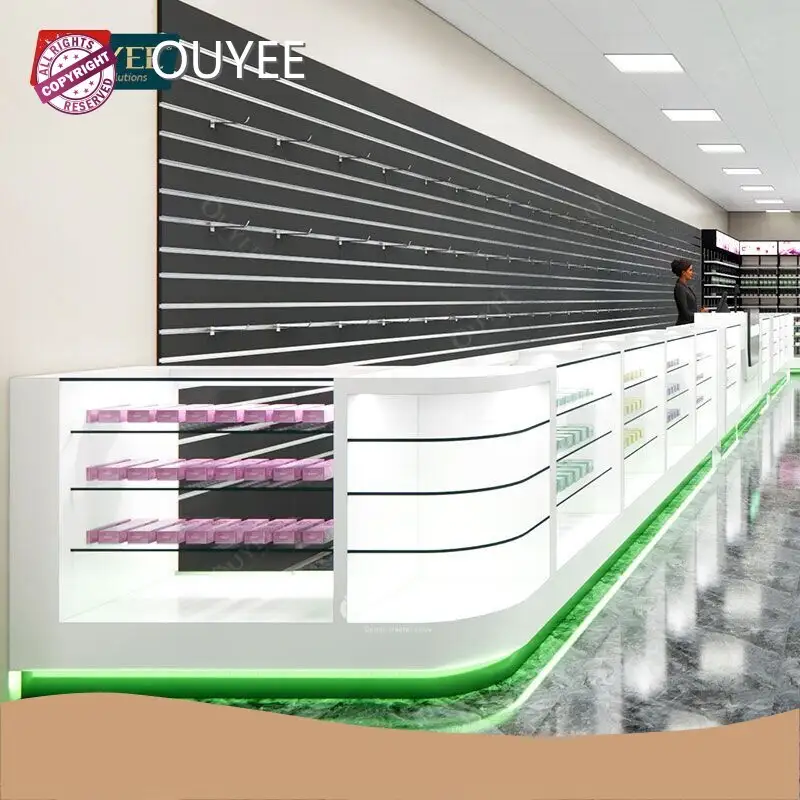 Custom Glass Cigarette Display Rack for Tobacco Shop Counters 1