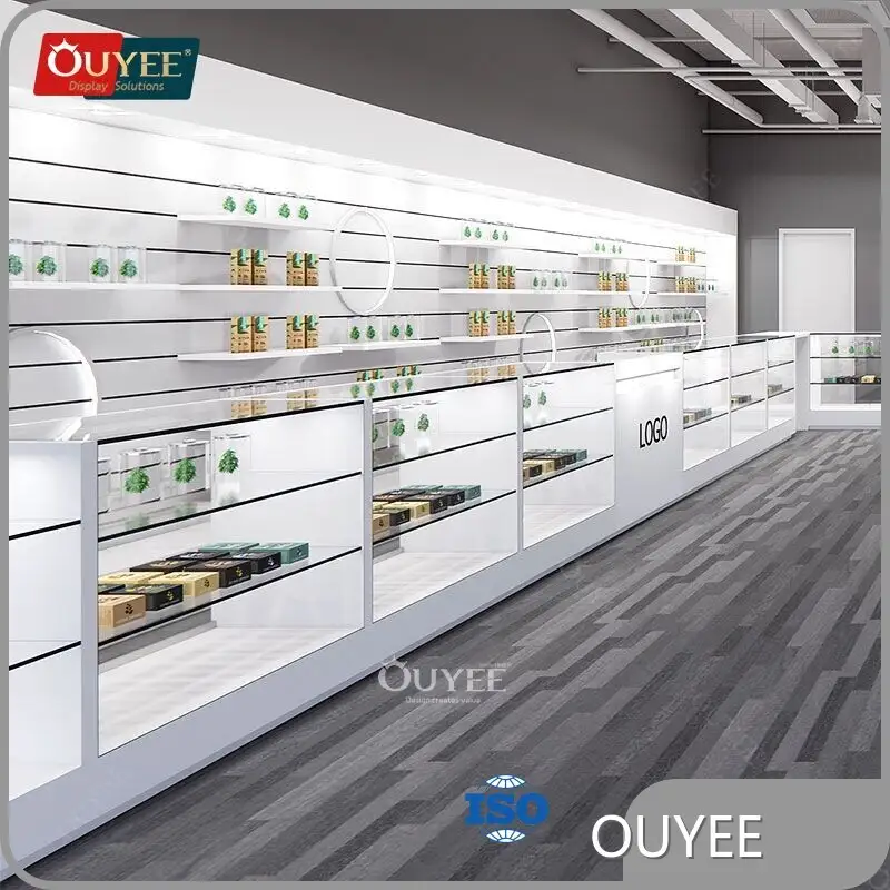 Countertop Cigarette Display Cabinet Tobacco/Smoke Shop & Hookah LED Light 1