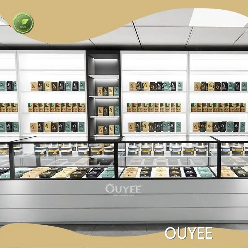 Dispensary Glass Tobacco Display Cabinet Smoke Store Retail Stand 1