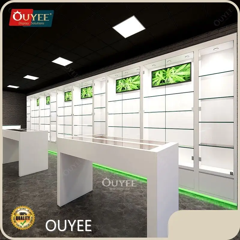 Retail Smoke Shop Dispensary Glass Counter Display Shelves 1