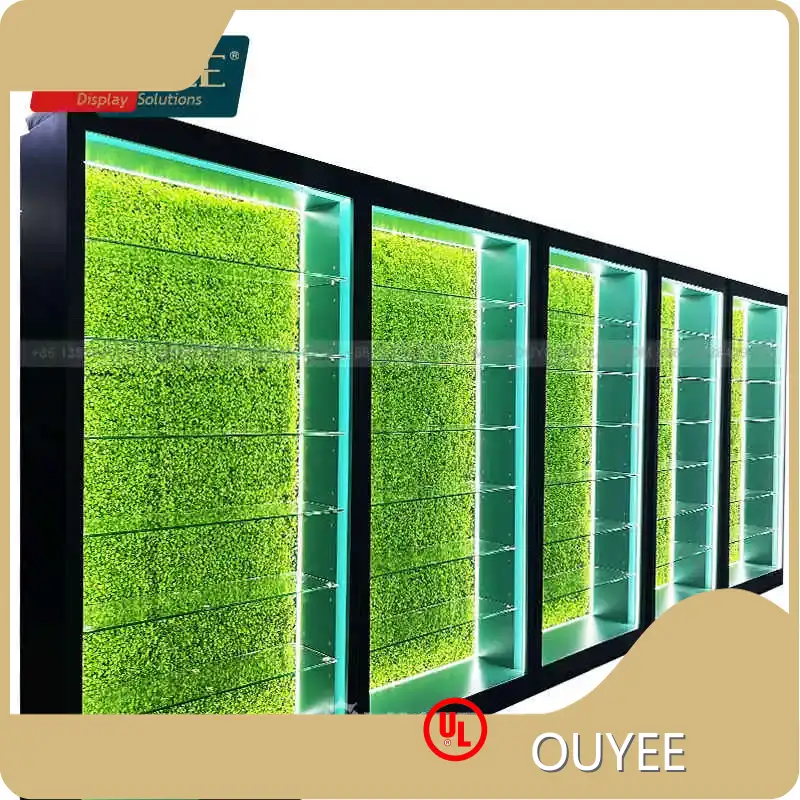 Glass LED Dispensary Display Rack - Tobacco Showcase for Smoke Shop 1