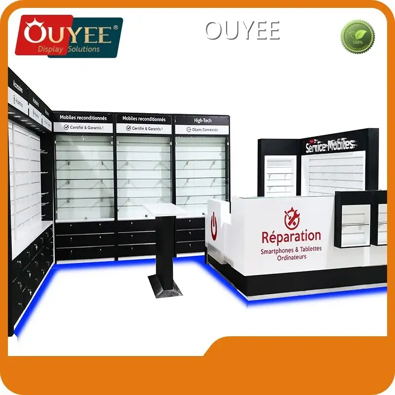 Mobile Phone Shop Display Fixtures & Wall Showcase Cabinets 1