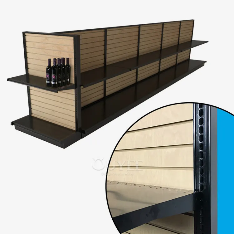 Slatwall Displays Custom Gondola Shelving Wholesale - Ouyee 5