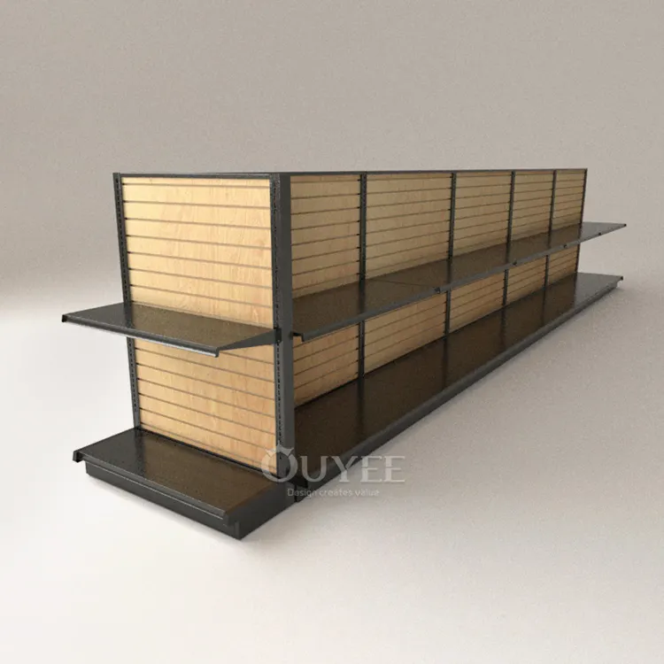 Slatwall Displays Custom Gondola Shelving Wholesale - Ouyee 4