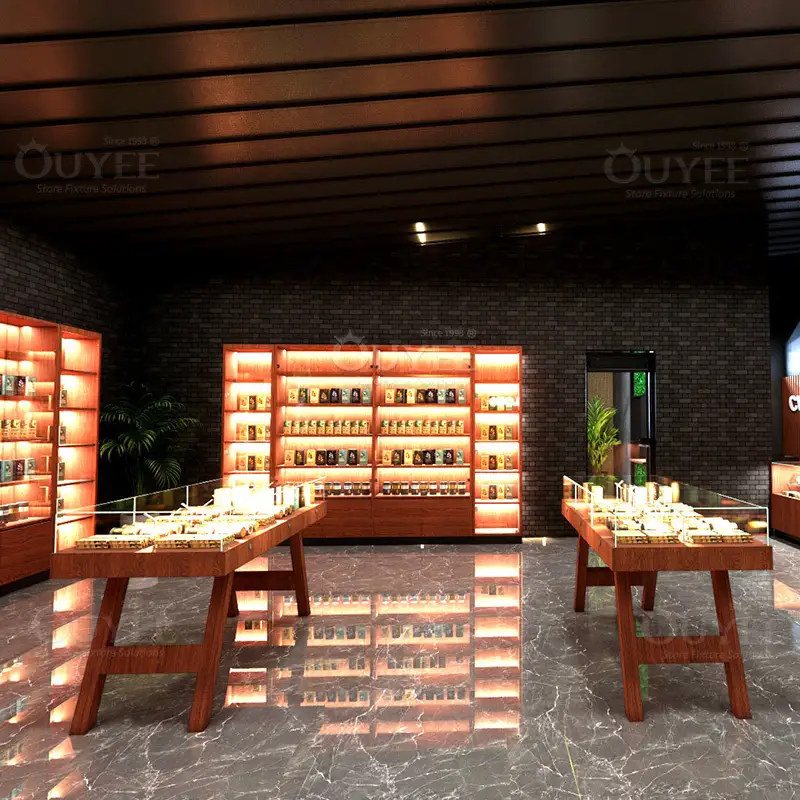 Custom Smoke Shop Display Cases & Cannabis Dispensary Fixtures | Ouyee 1