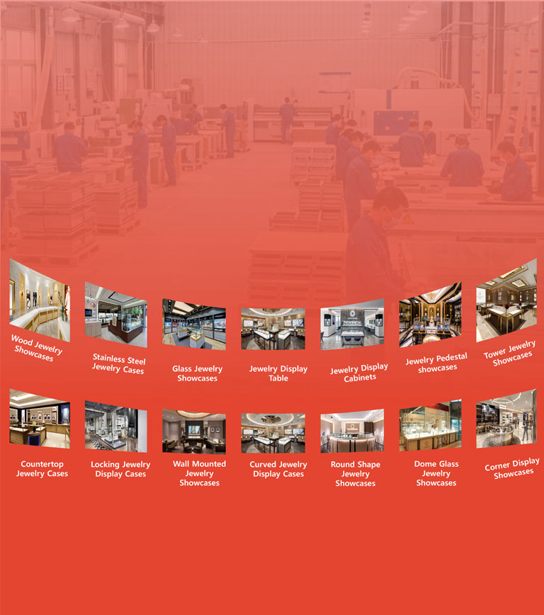 China Leading Jewellery Display Cabinet Manufacturer 