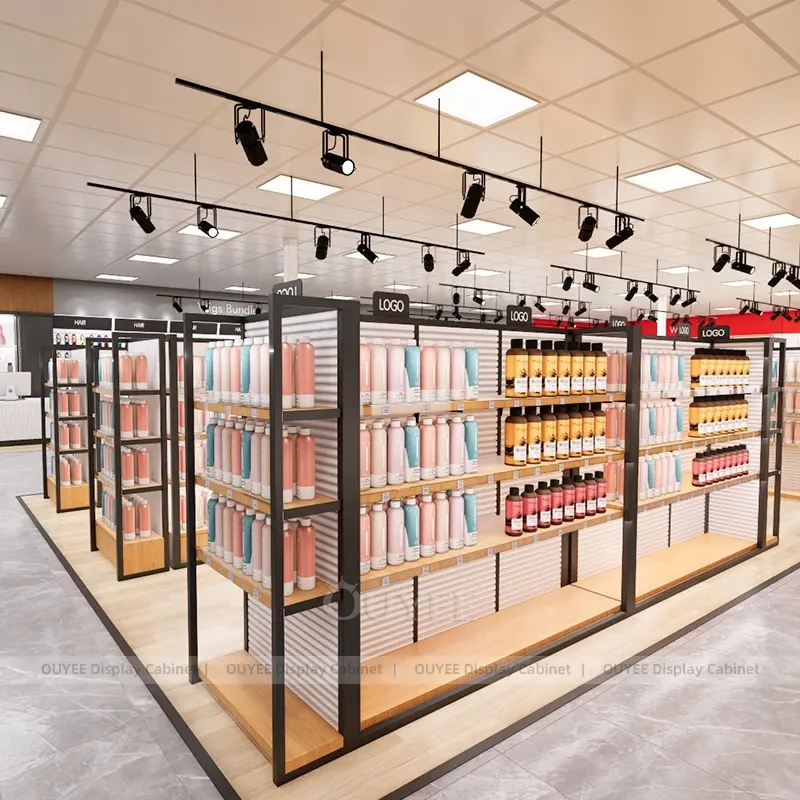 Retail Gondola Shelving Display Cases Wholesale - Ouyee 2