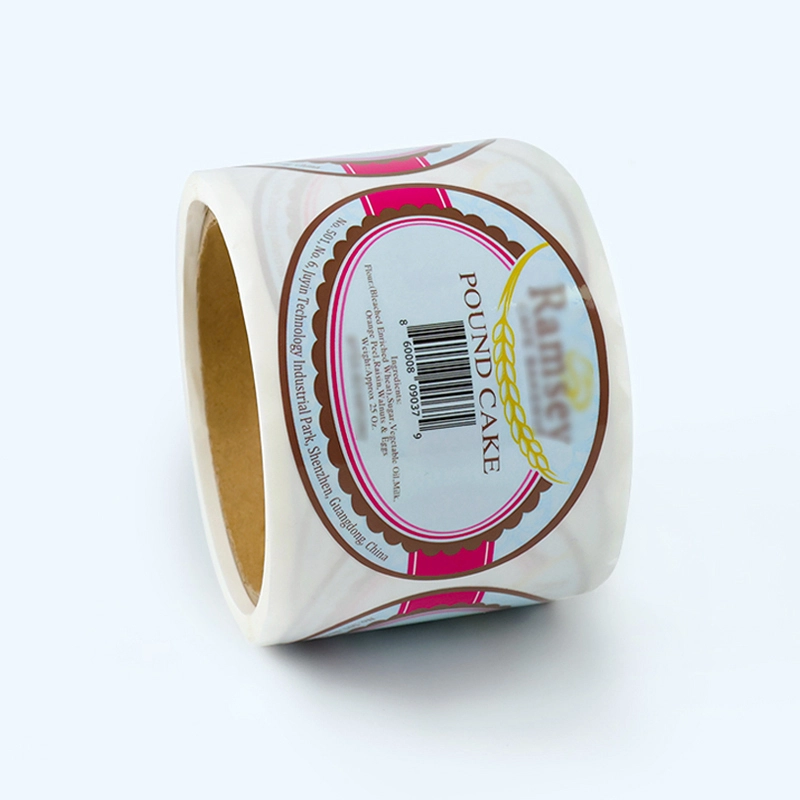 Custom Oval Cookie Jar Labels Manufacturer Yichuangda 1