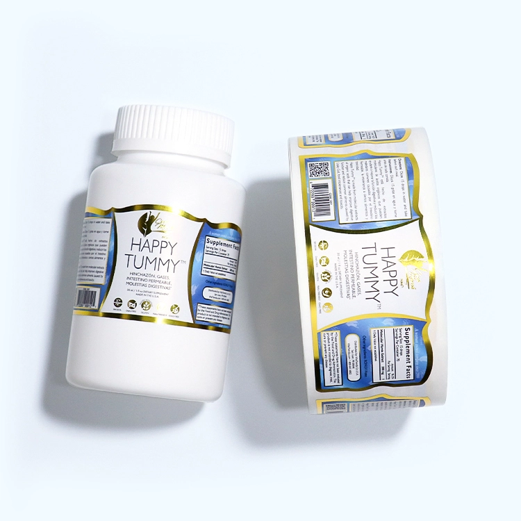 Custom Hot Foil & Metallic Waterproof Labels Wholesaler Yichuangda 1