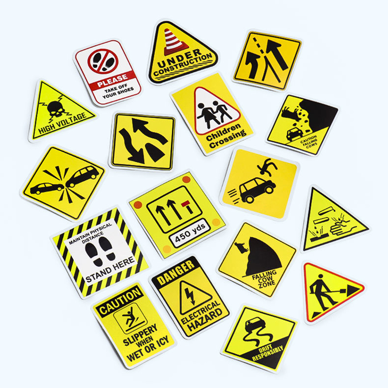 Round Warning Label Custom Safety Warning Labels