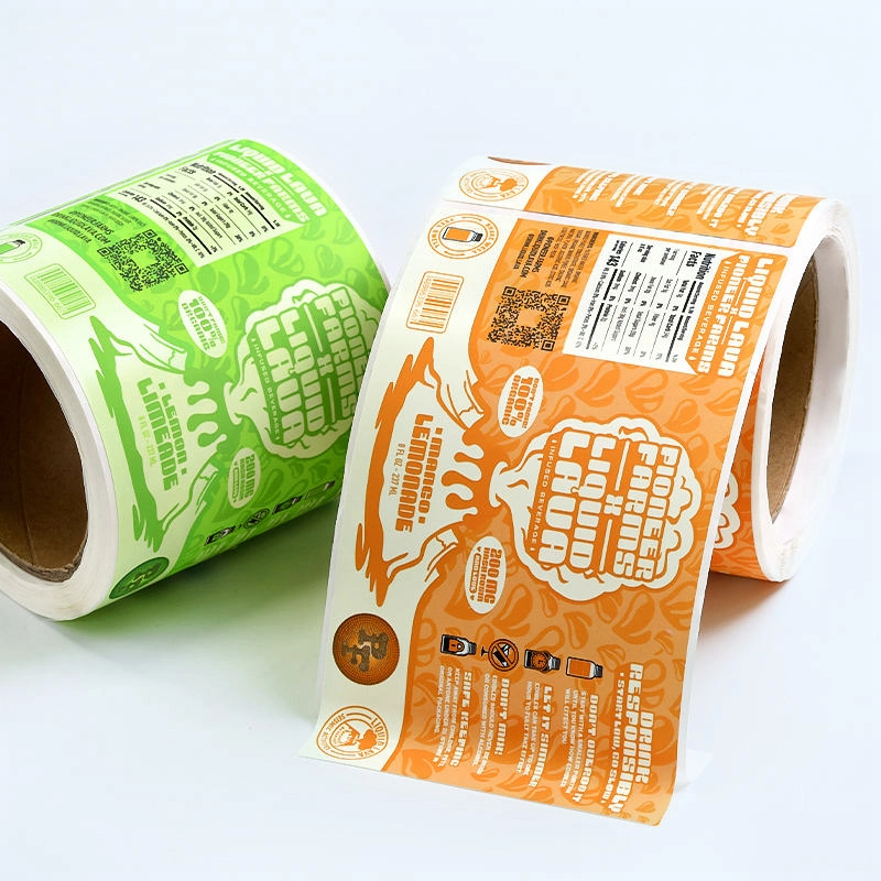 Custom Luminous Roll Labels for Beverage Bottles 1