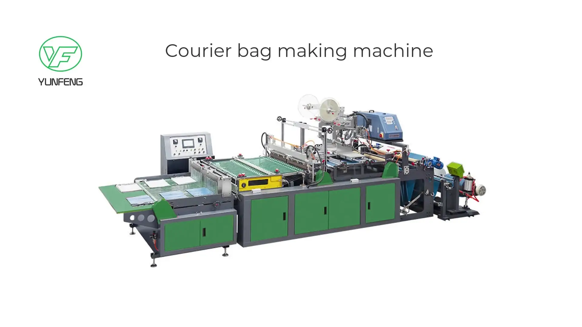 Yunfeng KD1400 Double channel courier bag making machine Easy To Operate 1