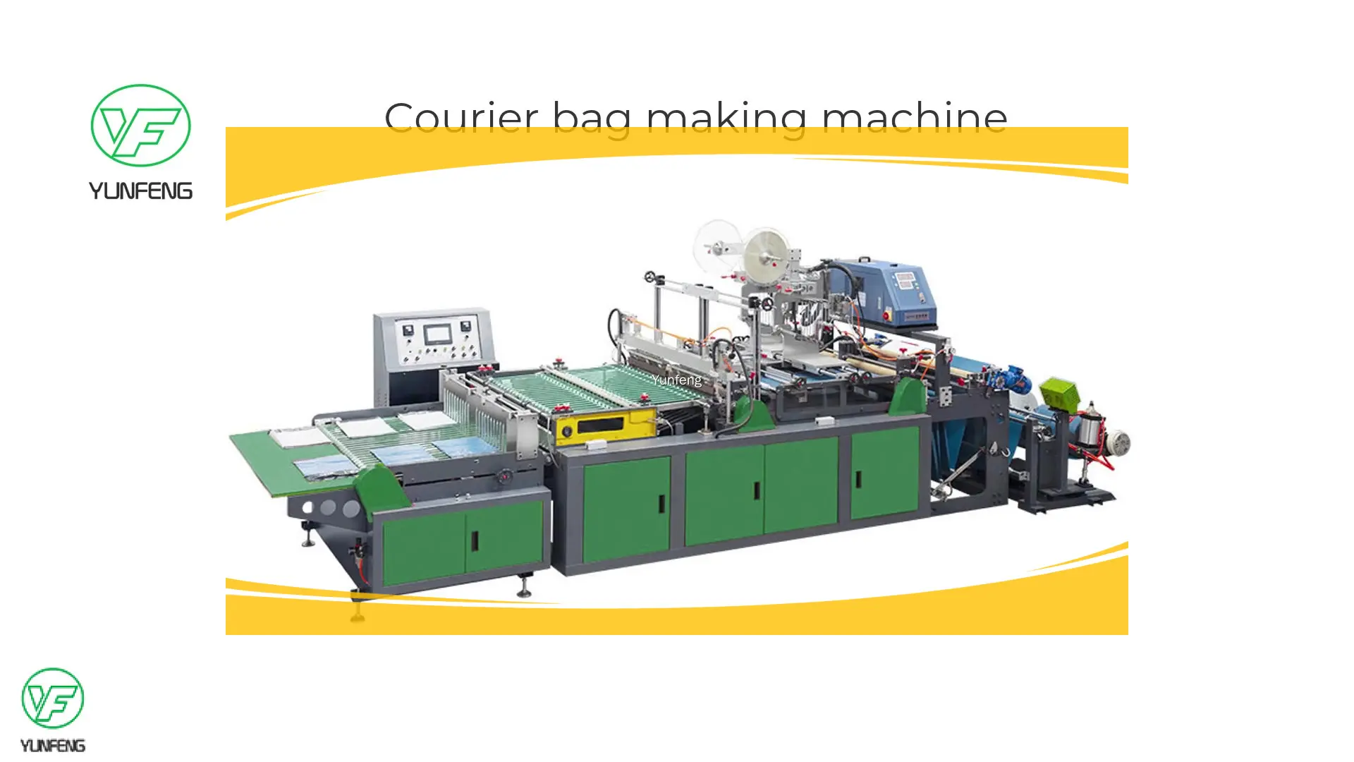 Yunfeng | Custom made plastic shopping bag making machine cost 1