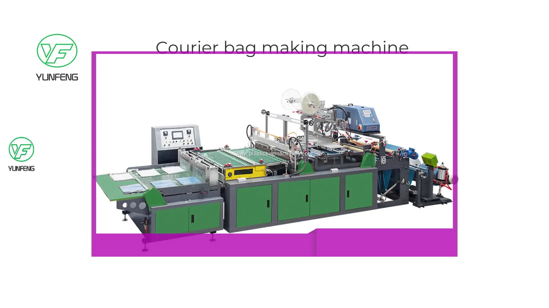 Yunfeng | Custom made plastic bag making machine manufacturer vendor 1