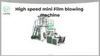 Best plastic film blowing machine for sale | Yunfeng 1