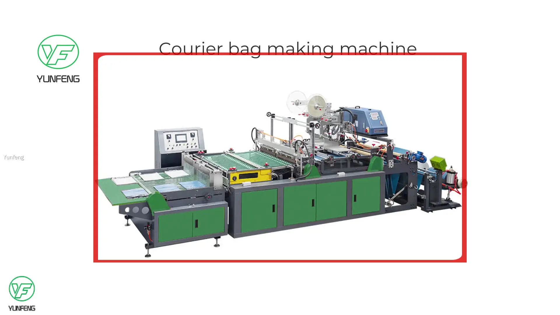 New plastic courier bag making machine factory | Yunfeng 1