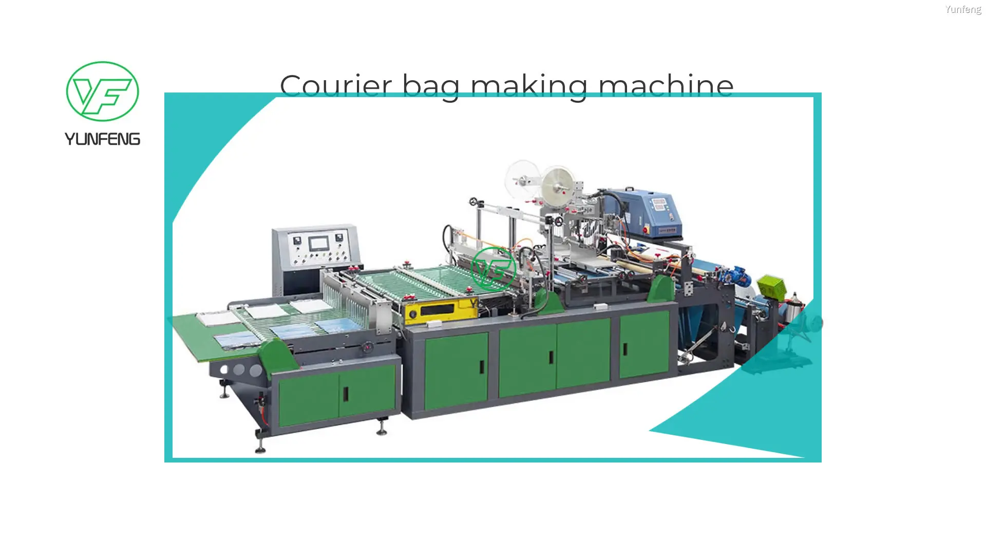 Top plastic courier bag making machine factory price | Yunfeng 1