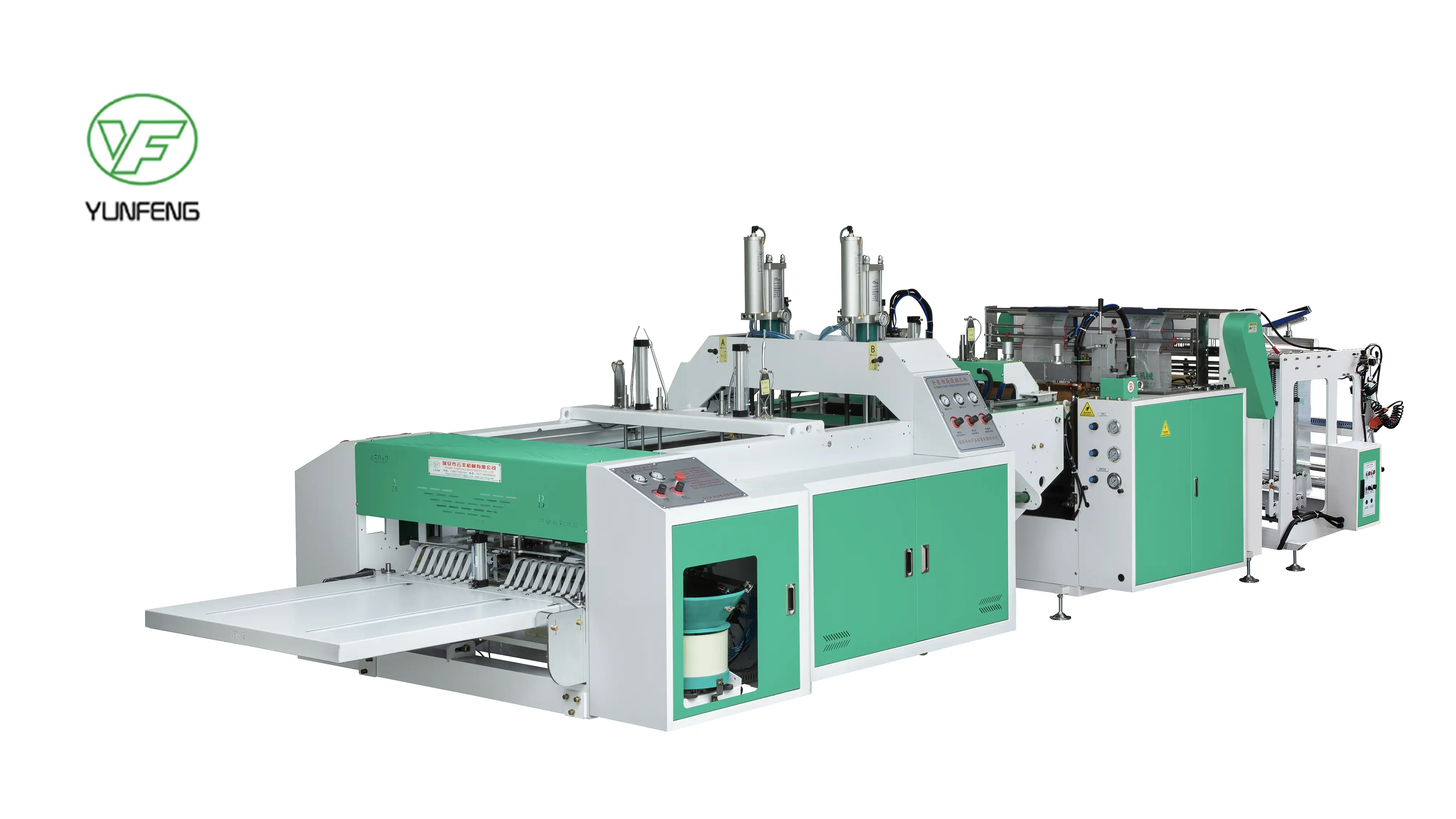 Best Quality t shirt bag making machine with automatic folding and rubber band strapping manufacturers 1