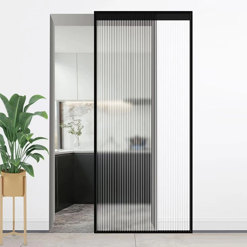 Slim Frame Aluminum Ghost Doors Weatherproof For Villa and Patio 1