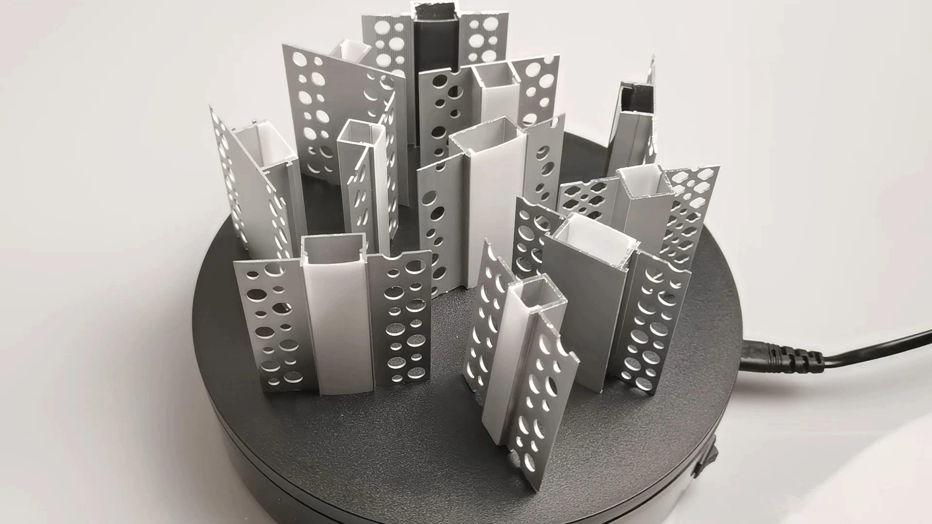 Aluminum Channel Profile For LED Custom Finishes Available 1