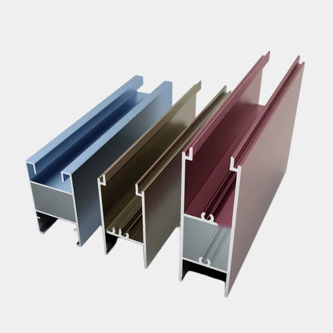 Aluminum Window Profiles with Hidden Rails and Smooth Operation 1