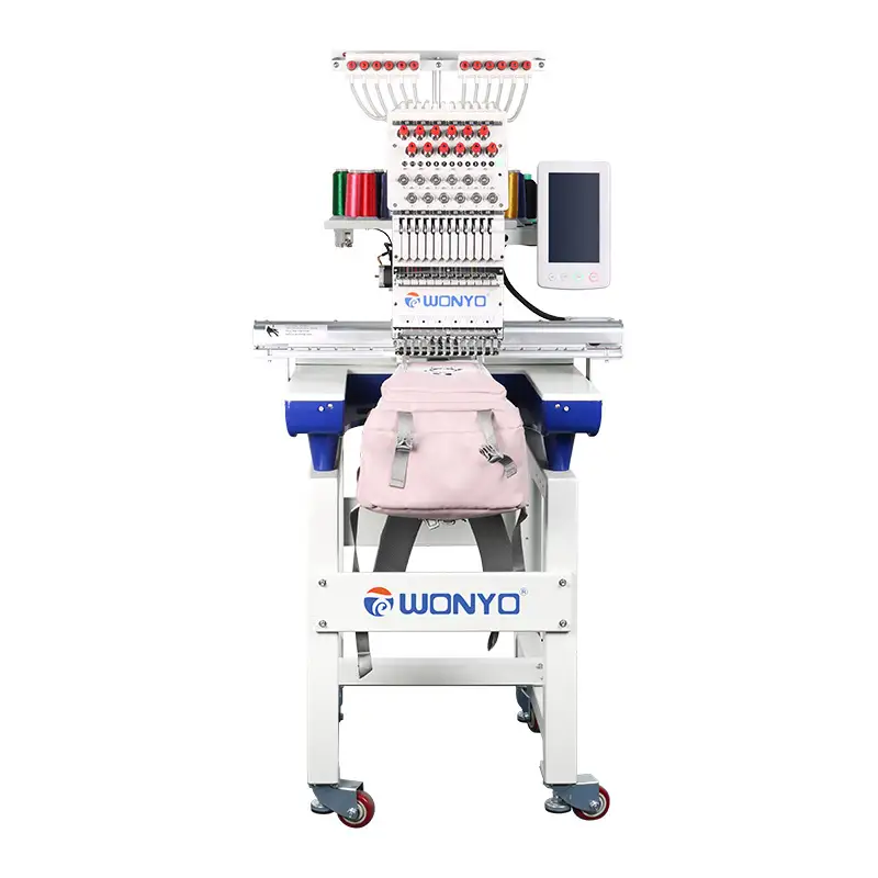 WONYO Professional 12-Needle Embroidery Machine, 510*360mm Embroidery Area 1200SPM, Model WY1201C 1