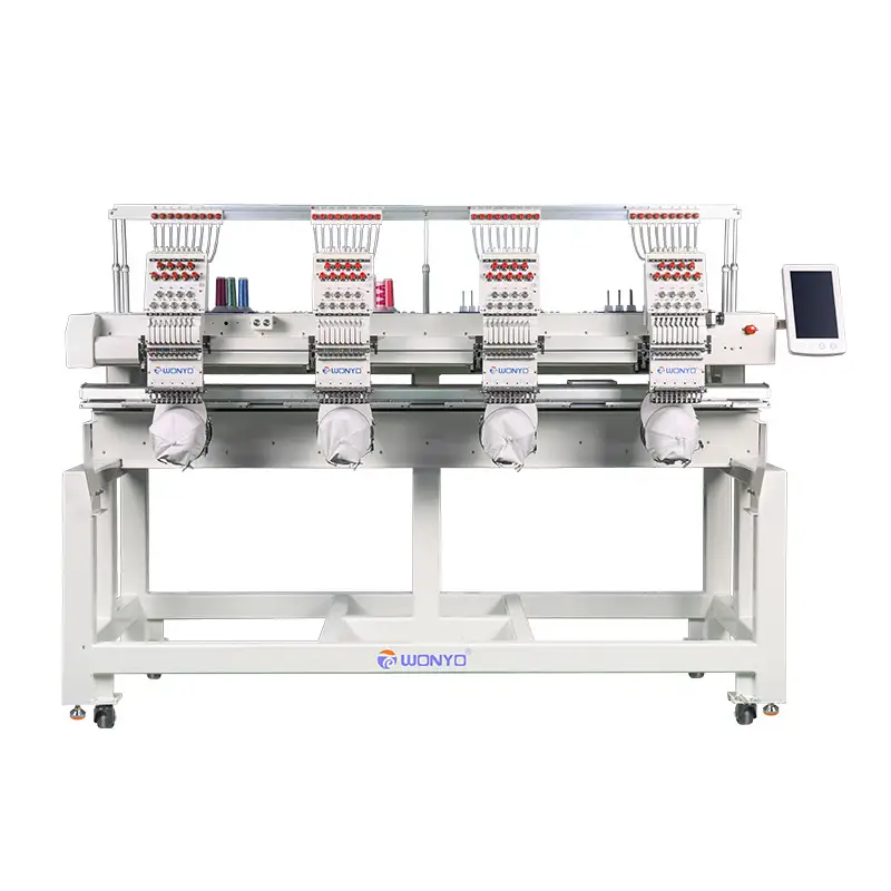 WONYO Four-Head 9-Needle Embroidery Machine, Embroidery area 500*450mm 1000SPM, Model WYQ904 1