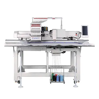 WONYO Taping Embroidery Machine, Embroidery area 1200 * 500mm 650SPM, Multi-Head Configurable WY1501+1M Mix Chenille Chain Stitch Embroidery Machine 1