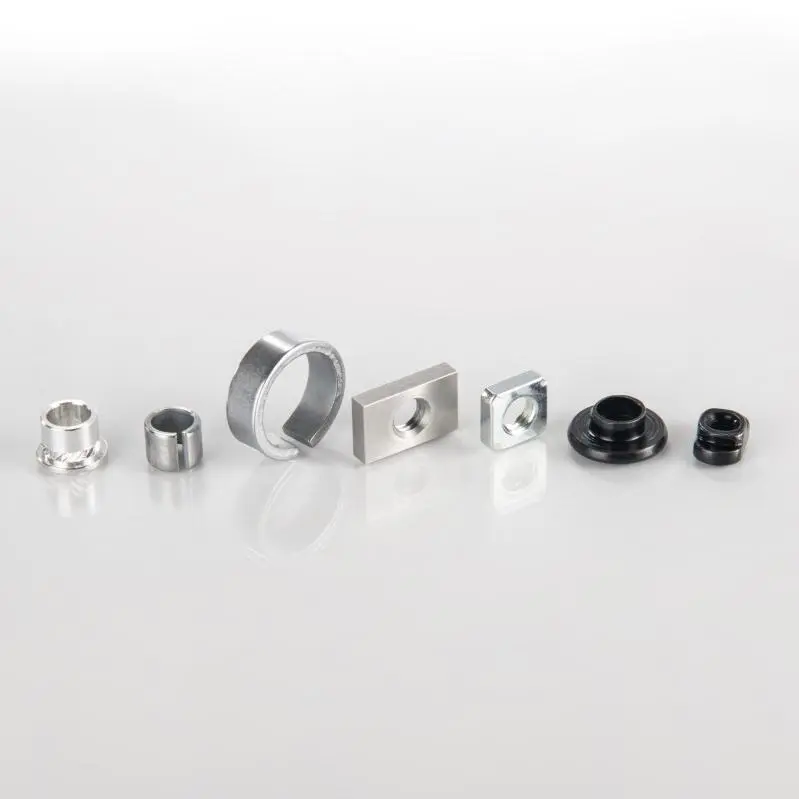 High quality custom OEM CNC parts polished 304 stainless steel knurled round nuts Nickel-plated M2.5 thread nuts 1