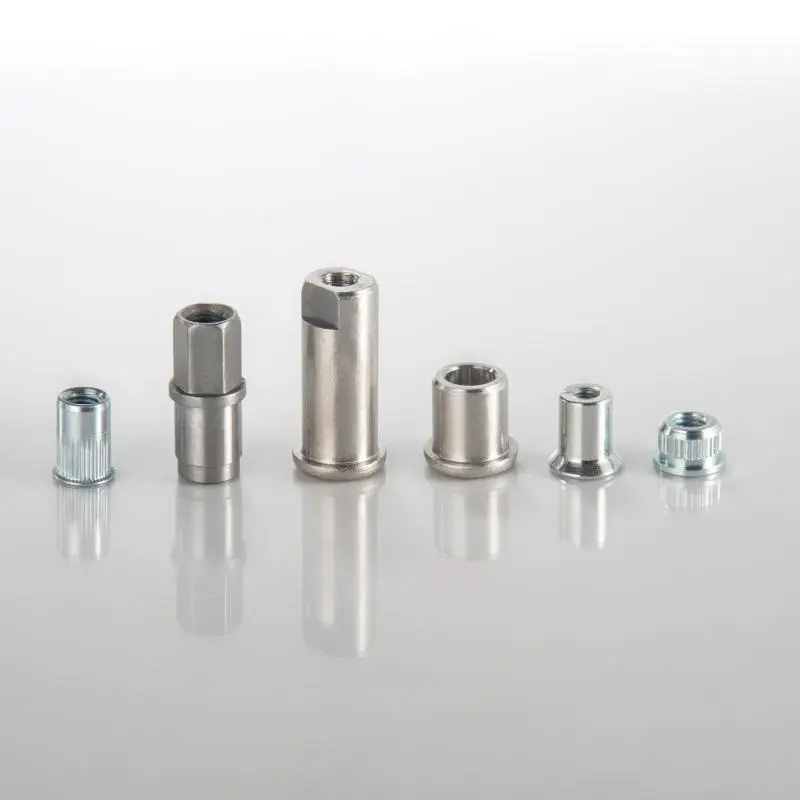 Custom Metal Component Precision Fastener Stainless Steel Round Self Clinching Nuts Threaded Rivet Nut 1