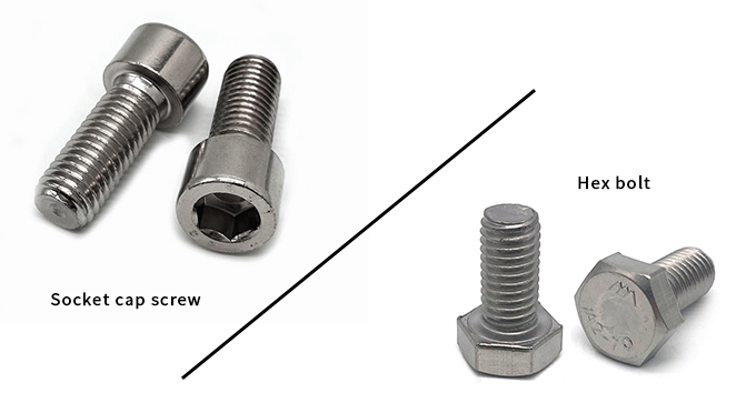 Chuanghe -stainless steel cylinder head Allen Bolt hex socket cap screws with lock nuts 10