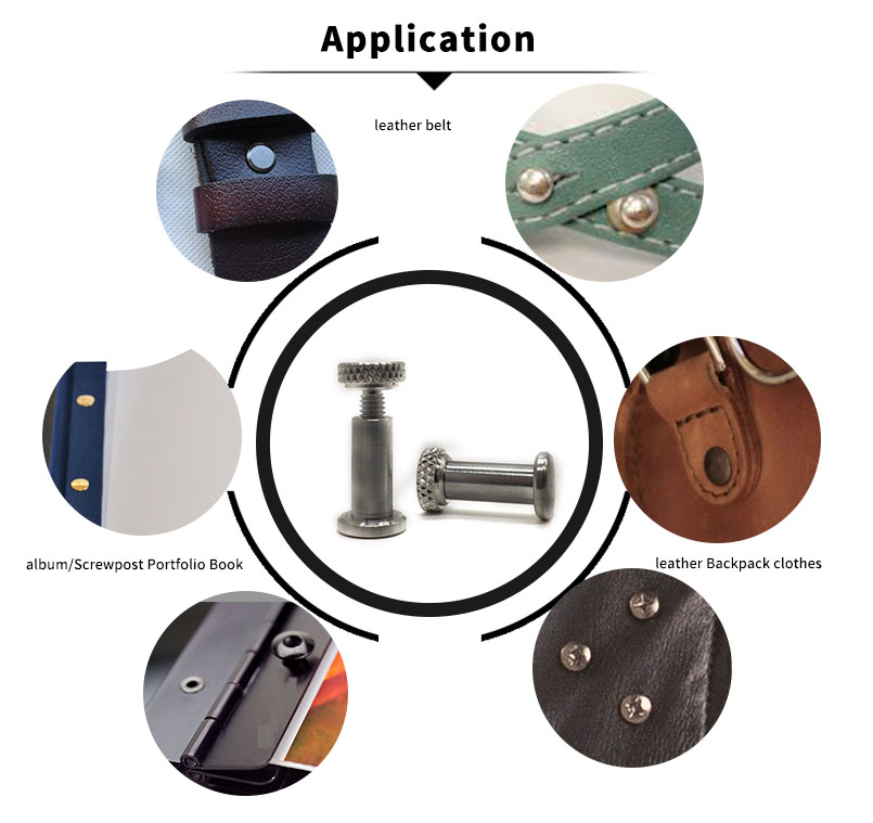 Chuanghe - M5 M6 plastic chicago screws flat head chicago screw Custom Machine Screws 10