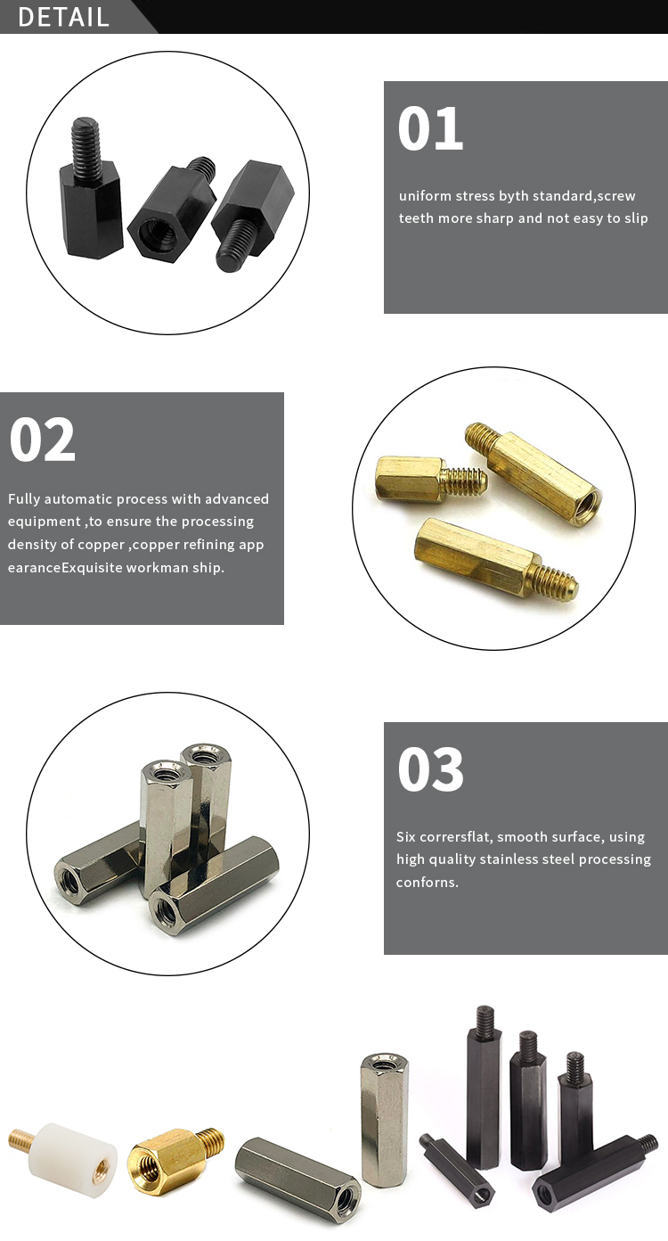 Chuanghe - Female to Female Standoff M6 Metal Standoff Spacer standoff screw 9