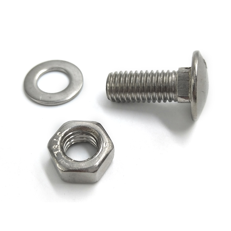 Chuanghe - Flat Countersunk head Square Neck Bolts m3x10 With Short Square Fastener 304 316 Stainless Steel Carriage bolt 6