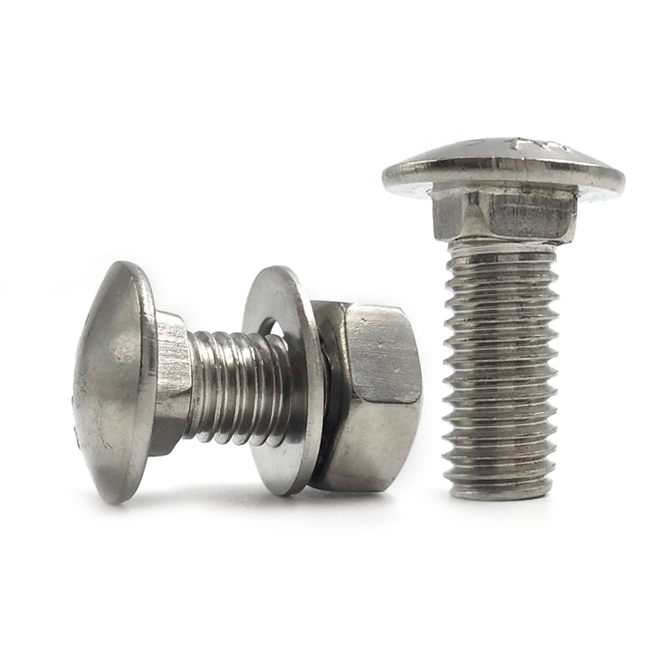 Chuanghe - Flat Countersunk head Square Neck Bolts m3x10 With Short Square Fastener 304 316 Stainless Steel Carriage bolt 5